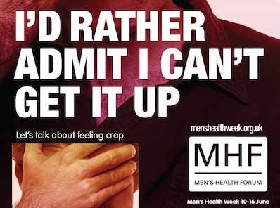 Men's Health Week I'd rather admit I can't it up