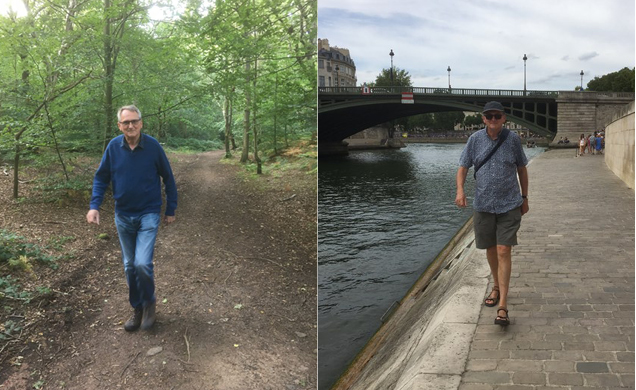 Tim Unwin walking