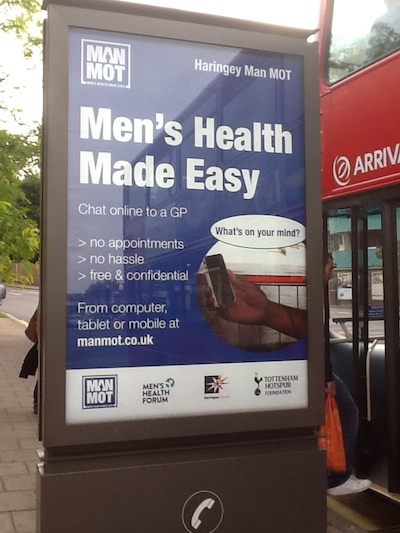 Man MOT: what better way to pass the time waiting for bus?